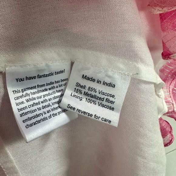 Rococo Sand Women’s Small Pink Cherise Mini Dress Romantic Tropical Floral - Picture 3 of 5